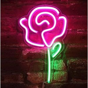 Led Transparent Backboard Neon Light Wall Hanging NEW